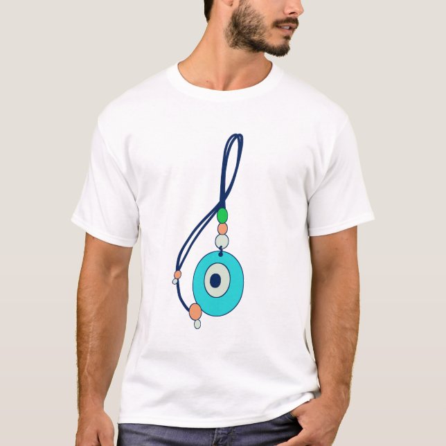 Nazar-Amulett  T Shirt (Framsida)