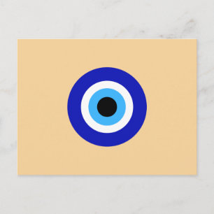 Nazar Evil Öga Protection Talisman Postcard Vykort