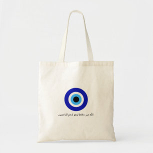Nazar Evil Öga Protection Tote Bag Tygkasse