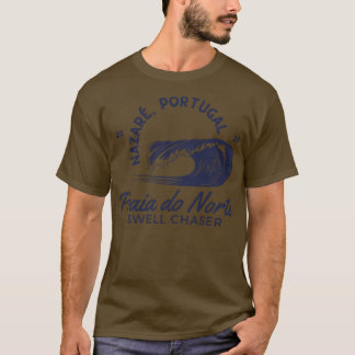 Nazar Portugal Big Wave Surfing Surfa Vågar 3 T Shirt