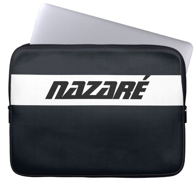 Nazaré – Portugal Surfin Surf Laptop Fodral (Framsidan)