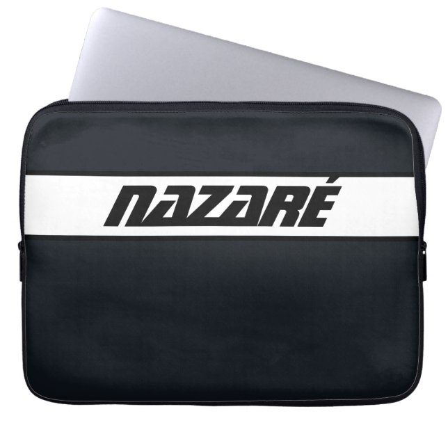 Nazaré – Portugal Surfin Surf Laptop Fodral (Framsidan)