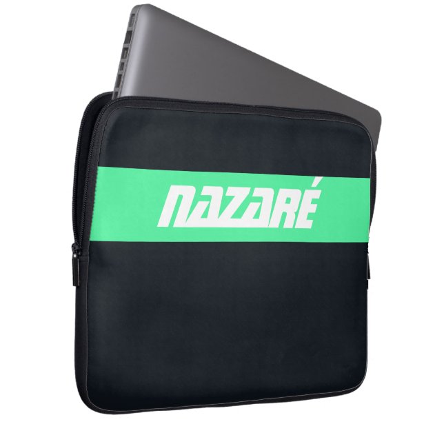 Nazaré – Portugal Surfin Surf Laptop Fodral (Framsidan Höger)