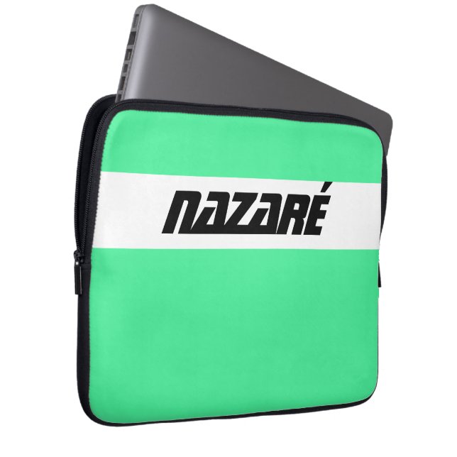 Nazaré – Portugal Surfing Surf Laptop Fodral (Framsidan Höger)