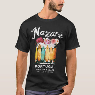 Nazare Portugal Surfing T Shirt