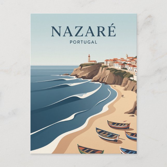 Nazaré, Portugal Vykort (Framsida)