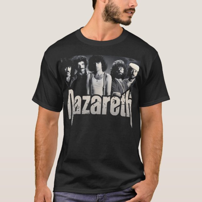 Nazareth Band Rock musik Scotland Hard Kärlek Hear T Shirt (Framsida)