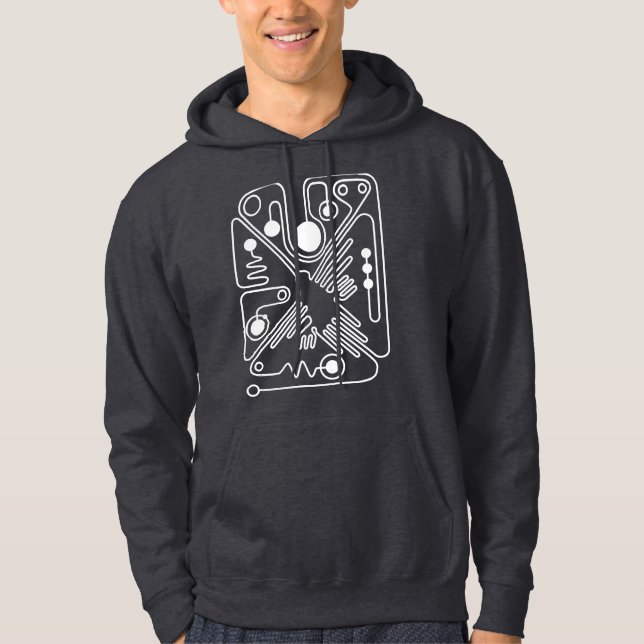 Nazca Hummingbird 2 Hoodie (Framsida)