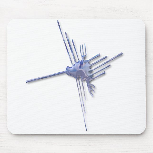 Nazca Hummingbird glass mousepad Musmatta (Framsidan)
