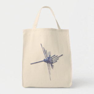 Nazca Hummingbird glass tote Tygkasse