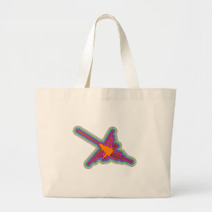 Nazca Hummingbird Peru Teckning Jumbo Tygkasse