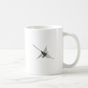 Nazca Linjer Hummingbird Newsprint Kaffemugg