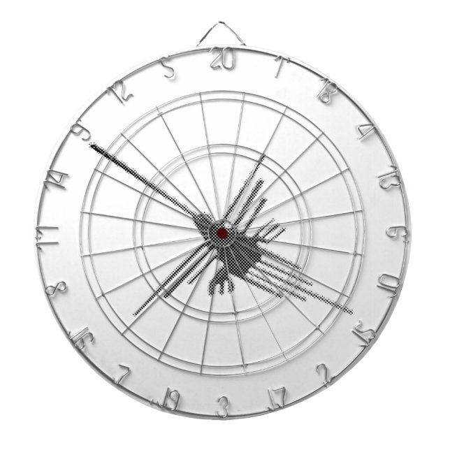 Nazca Linjer Hummingbird Newsprint Piltavla (Framsidan)
