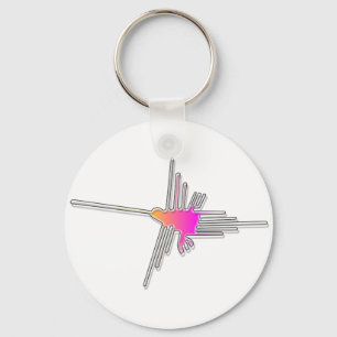 Nazca Linjer Hummingbird Nyckelring