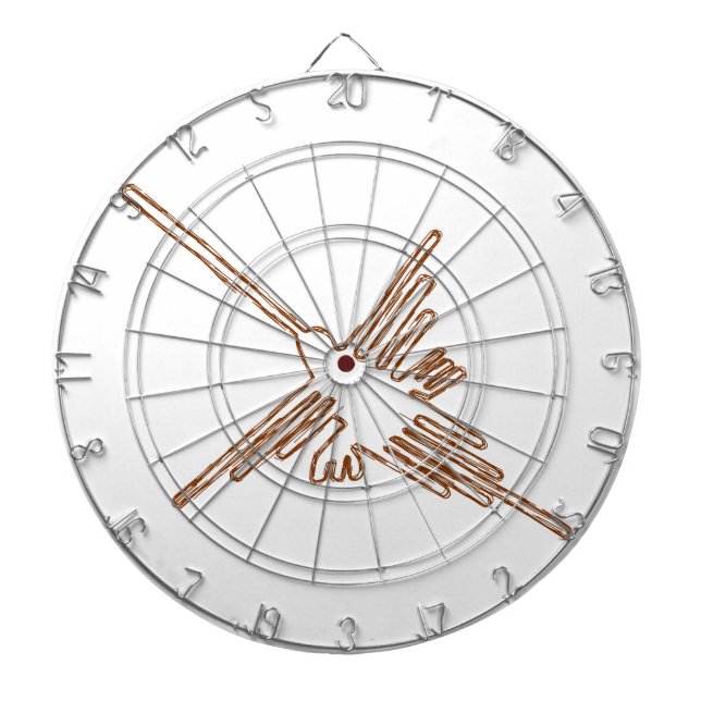 Nazca Linjer Hummingbird Sketch Piltavla (Framsidan)