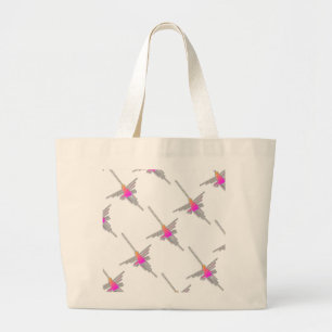 Nazca Linjer Hummingbird - Tildrad version Jumbo Tygkasse