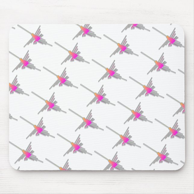 Nazca Linjer Hummingbird - Tildrad version Musmatta (Framsidan)