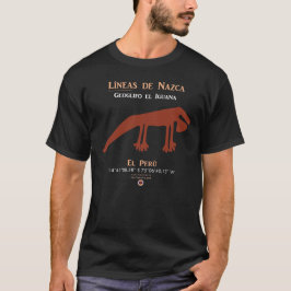 Nazca Linjer - Iguana T Shirt