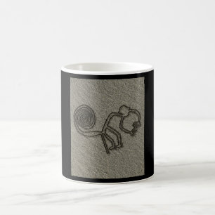 NAZCA LINJER MONKEY NAZCA LINJER ART Geoglyphs Kaffemugg