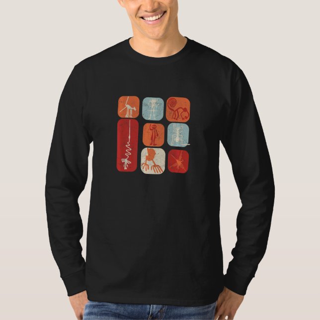 Nazca Linjer T Shirt (Framsida)