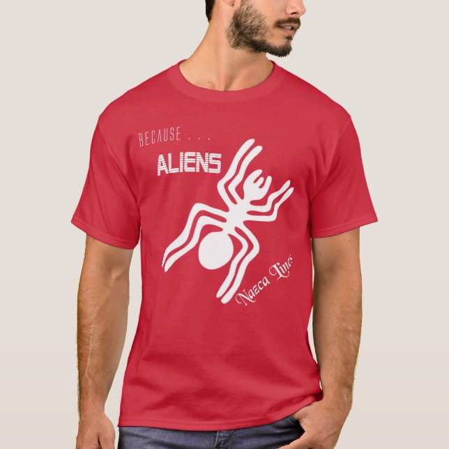 Nazca linjer tee shirt (Framsida)