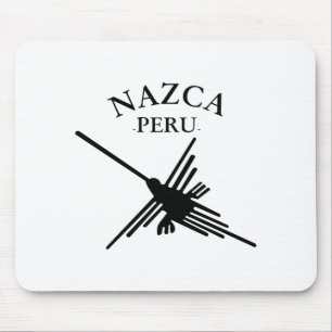 Nazca Peru Hummingbird with Curved Text Musmatta