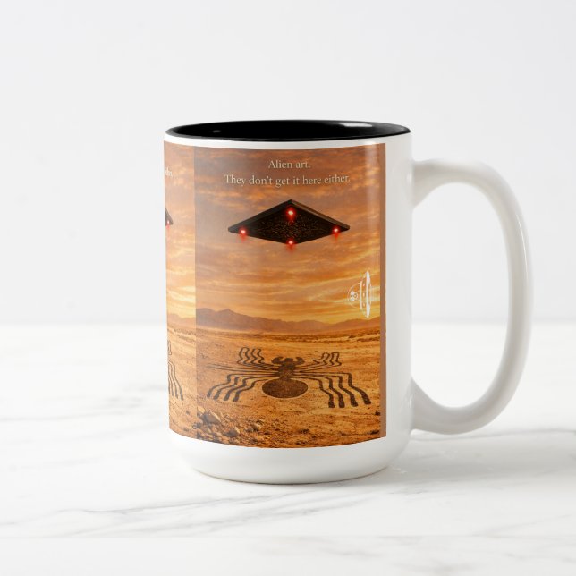 Nazca Spider Två-Tonad Mugg (Höger)