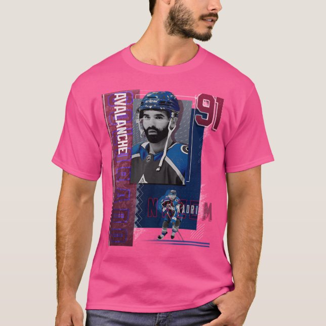 Nazem Kadri Papper Poster version 2 T Shirt (Framsida)
