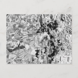 Nazi Railroad Yards bombade i Operation Strangle Vykort