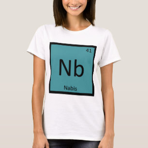 Nb - Nabis Art Chemistry Periodiska Systemet Symbo Tee