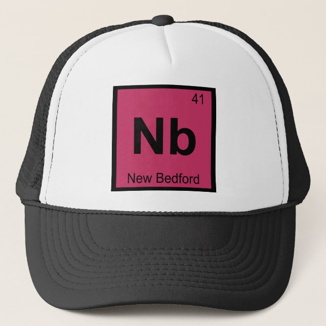Nb - New Bedford Massachusetts Kemisymbol Keps (Framsida)
