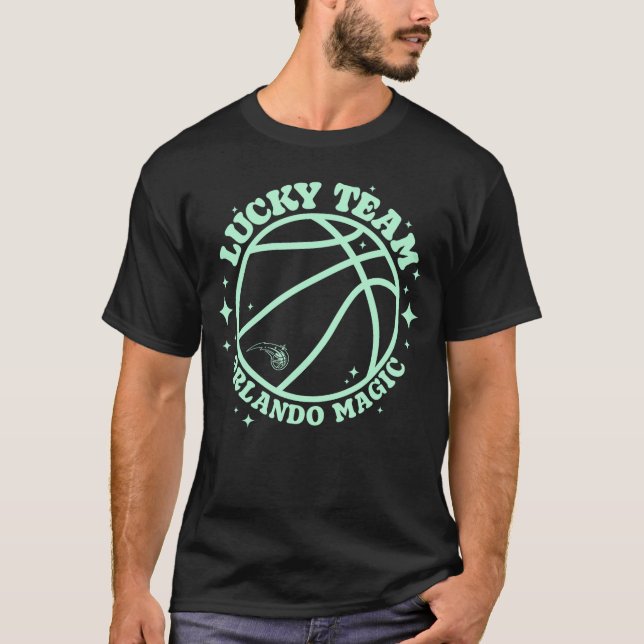 NBA Orlando Magic Lucky Basketballeamdama T Shirt (Framsida)
