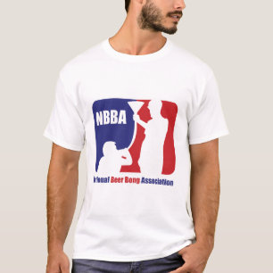 NBBA Nationatl öl Bong anslutningen Tee Shirt