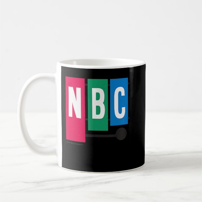 NBC Vintage 1954 Peacock Comfortable Copy Kaffemugg (Vänster)