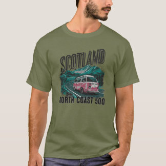 NC500 SCOTLAND NORTH KUSTEN 500 T SHIRT