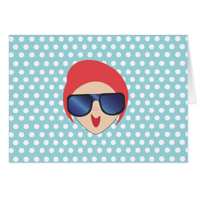 nc 0412 skuggar flickan hälsningskort (Framsidan Horizontal)