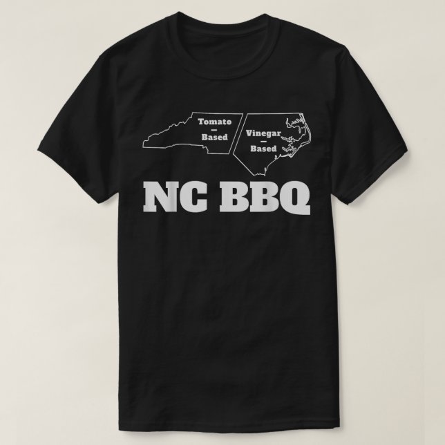 NC BBQ North Carolina Barbecue Pit Master Chef T Shirt (Design framsida)