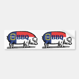 NC BBQ-stötfångare Bildekal