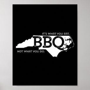 Nc Bbq Vad du äter Poster
