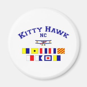 NC Kitty Hawk signalerar flaggor Magnet
