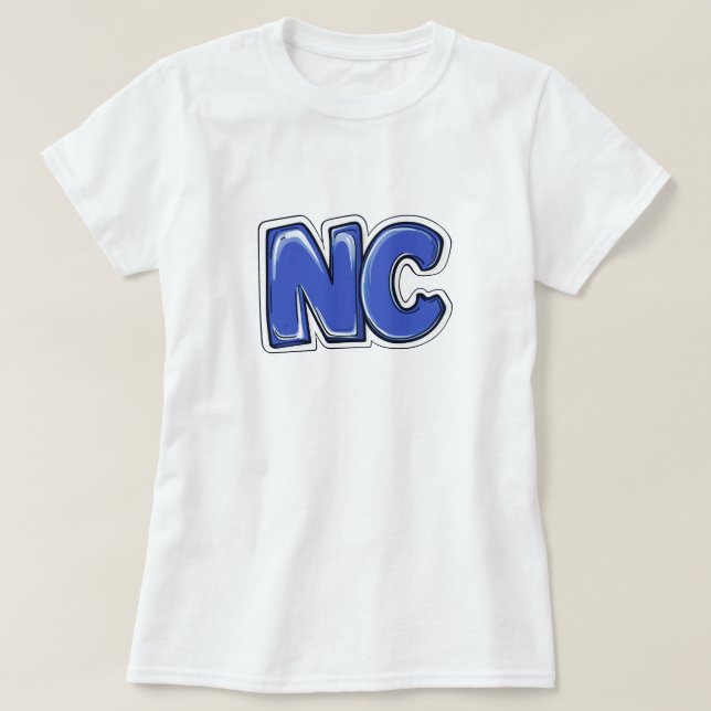 NC North Carolina T Shirt (Design framsida)
