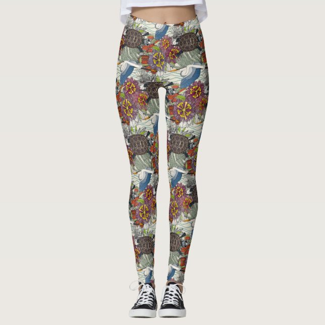 NC-pärlbensin Leggings (Framsida)