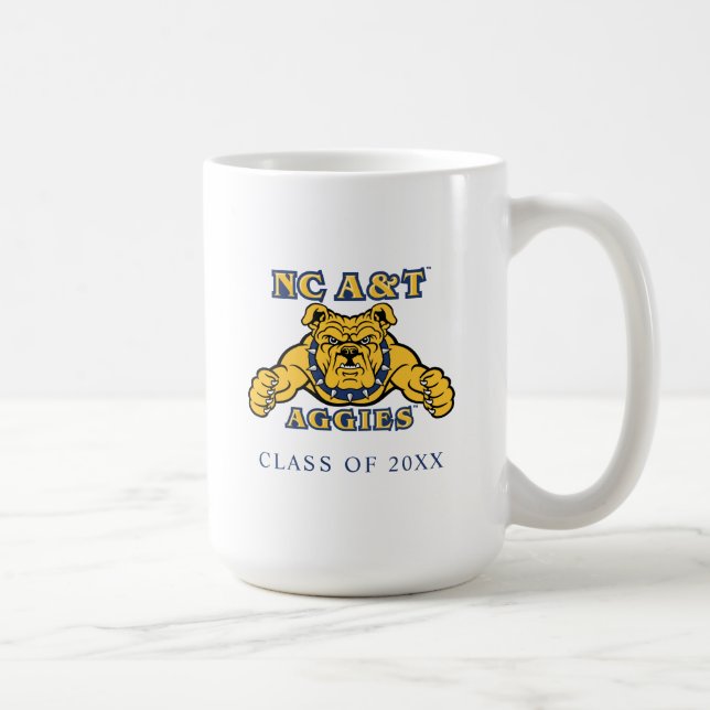 NC&T-aggier | Aggie Bulldog Kaffemugg (Höger)