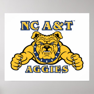 NC&T-aggier Aggie Bulldog Poster