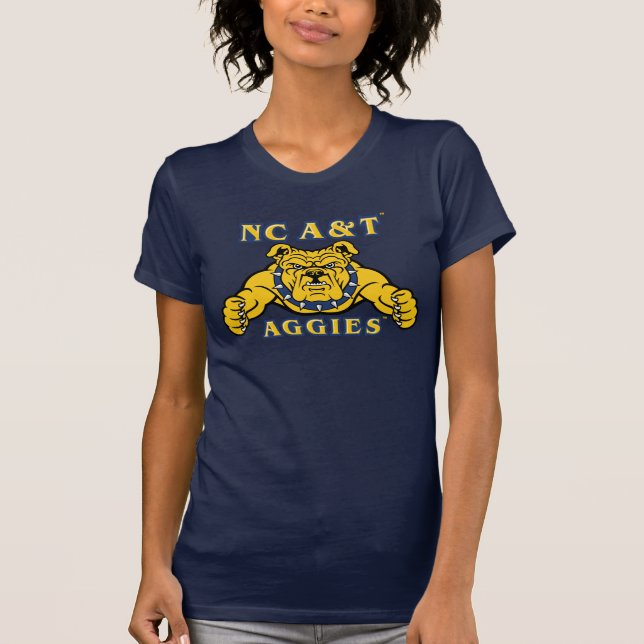 NC&T-aggier | Aggie Bulldog T Shirt (Framsida)