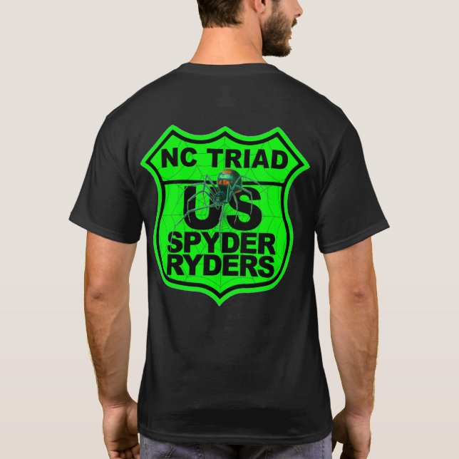 NC Triad Kapitel - Logo 2-sidig Grön T Shirt (Baksida)