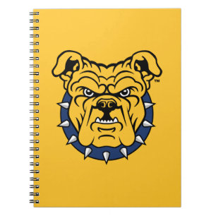 NCA&T-läge Universiteten Bulldog Ansikte Anteckningsbok