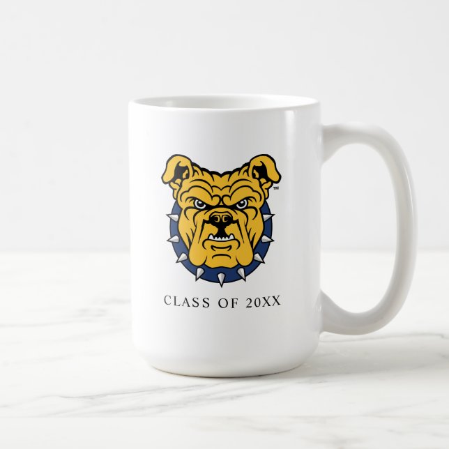 NCA&T-läge Universiteten | Bulldog Ansikte Kaffemugg (Höger)