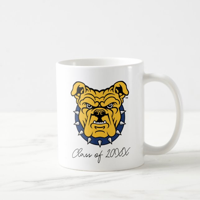 NCA&T-läge Universiteten | Bulldog Ansikte Kaffemugg (Höger)