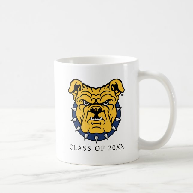 NCA&T-läge Universiteten | Bulldog Ansikte Kaffemugg (Höger)